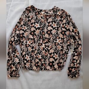 NWT!Summer Boho Resort Top Women's Long Sleeve Beach Club Party Cotton Blouse 2X